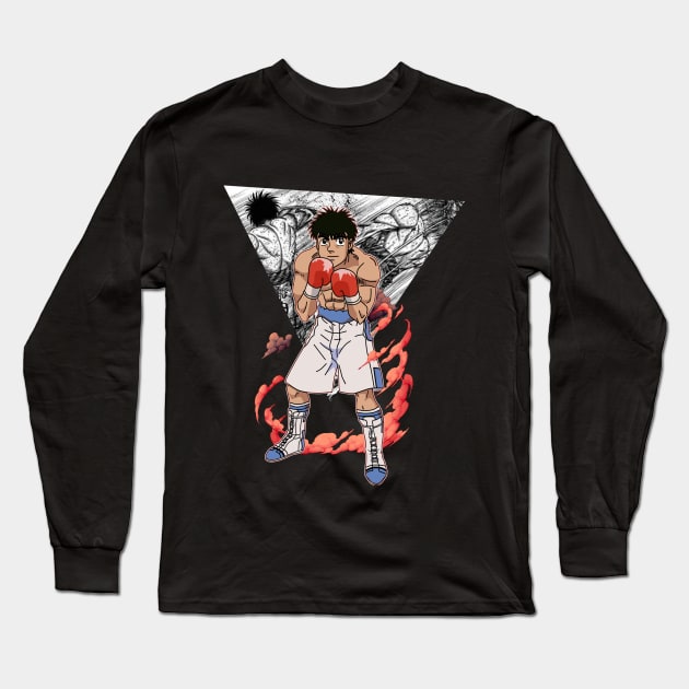 hajime no ippo Long Sleeve T-Shirt by Sparkledoom